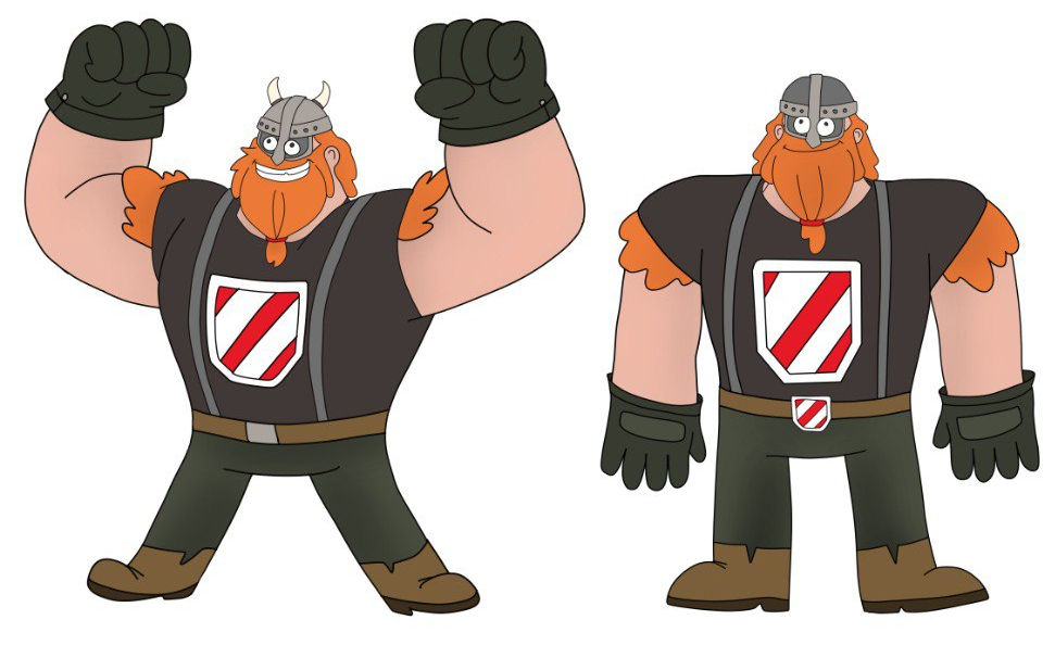 Создание маскота (персонаж бренда) для VIKINGKRAN™
